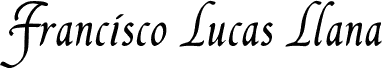 Francisco Lucas Llana Regular