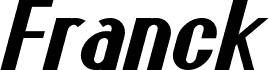 Franck Bold Italic