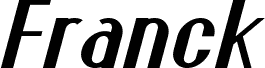 Franck Italic