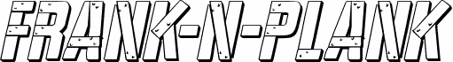 Frank-n-Plank 3D Italic