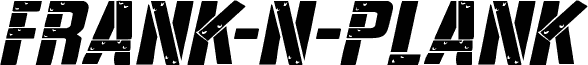 Frank-n-Plank Expanded Italic