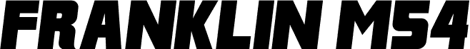 Franklin M54 Italic