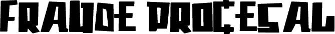 Fraude Procesal 字体
