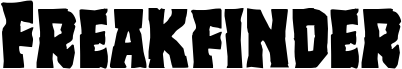 Preview of the Freakfinder Expanded font