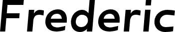 Frederic Bold Italic