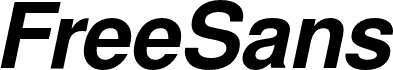 Free Sans Bold Oblique