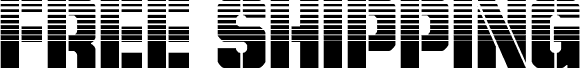 Podgląd czcionki Free Shipping Halftone