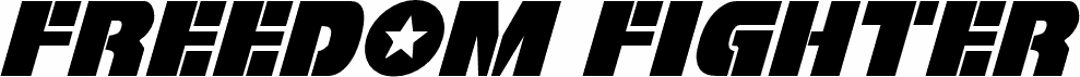 Freedom Fighter Italic