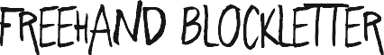 Freehand Blockletter Regular