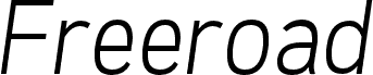 Freeroad Light Italic