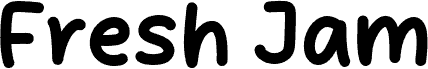 Fresh Jam font