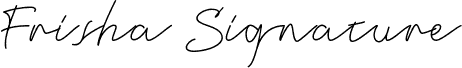 FrishaSignature-Regular