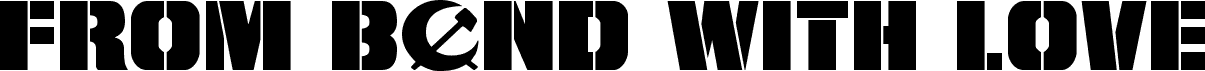 Preview of the From BOND With Love Expanded font