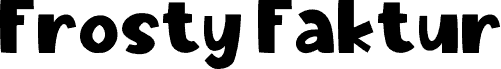 Frosty Faktur carattere