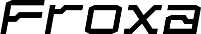 Froxa Medium Slant