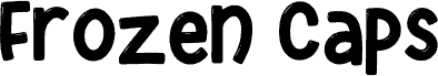 Frozen Caps font