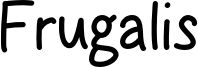 Preview of the Frugalis font
