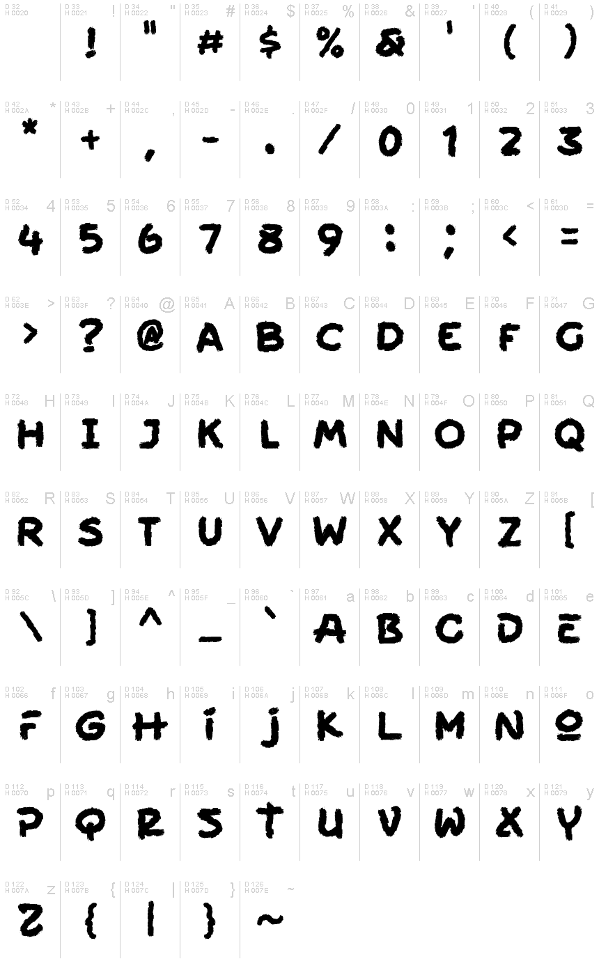 friendly-ghost-font-fonts2u