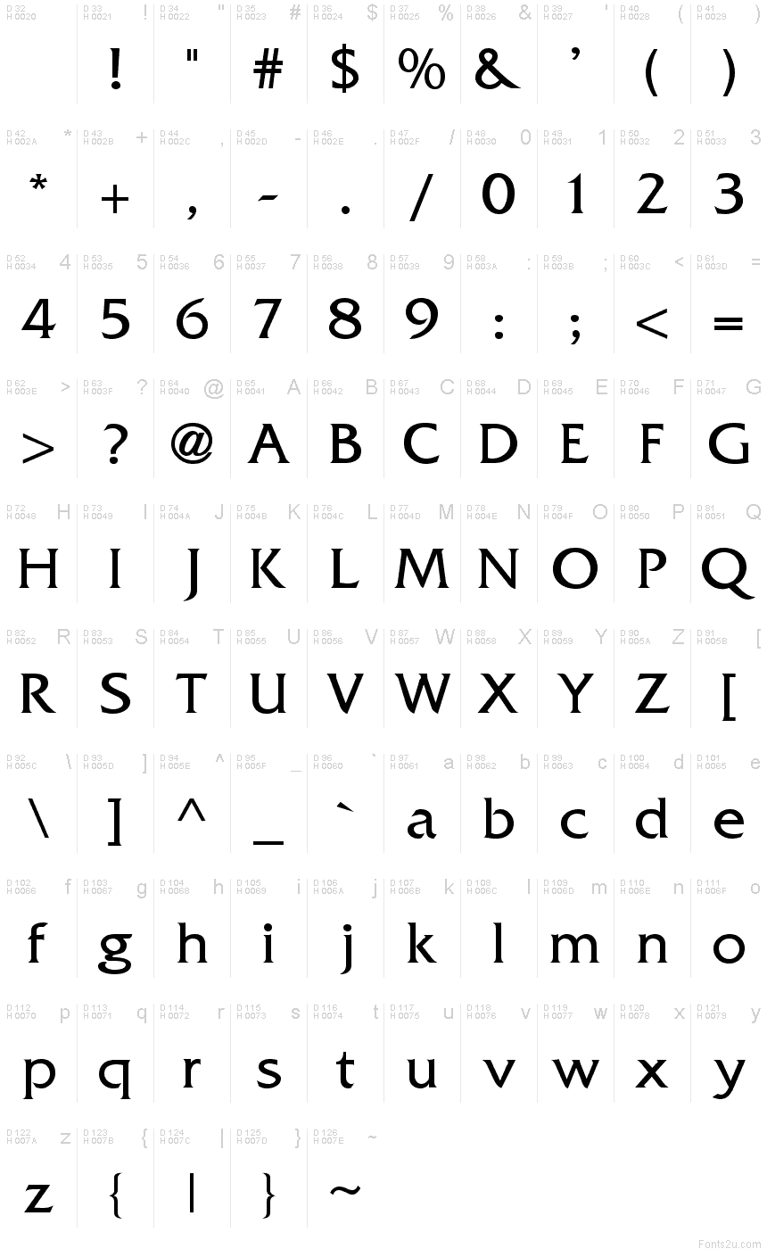 Fritz-Quad font