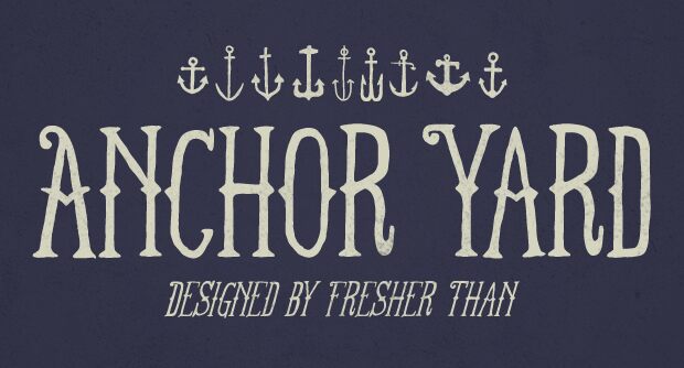 FT Anchor Yard Schriftart