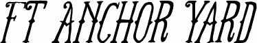 FT Anchor Yard Italic
