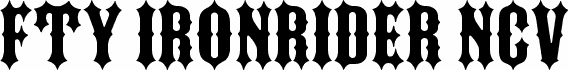 FTY IRONRIDER NCV