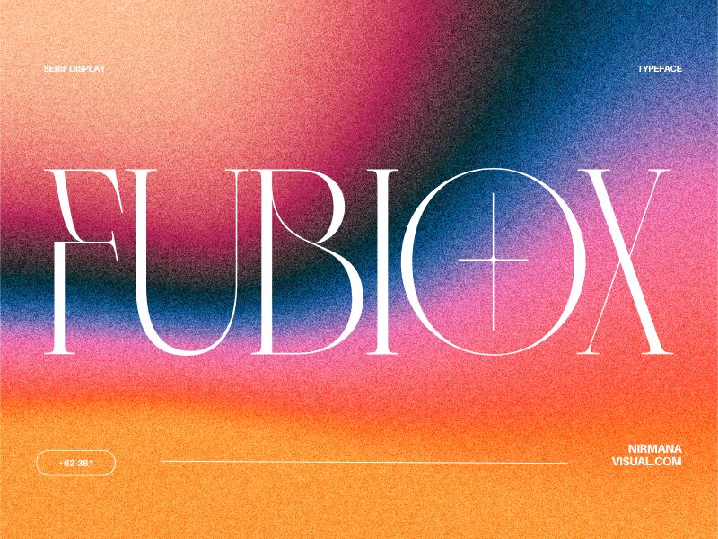 Fubiox Schriftart