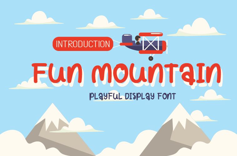 Fun Mountain Font Schriftart