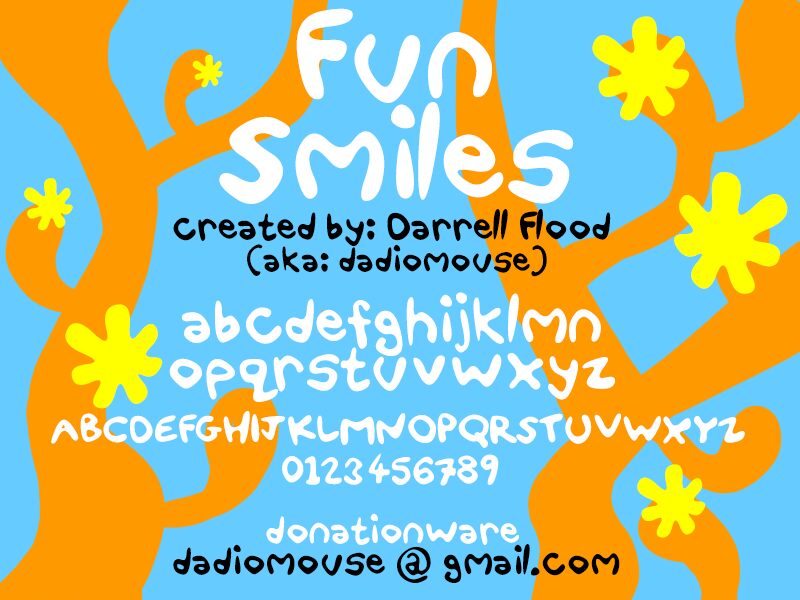 Fun Smiles Druh písma