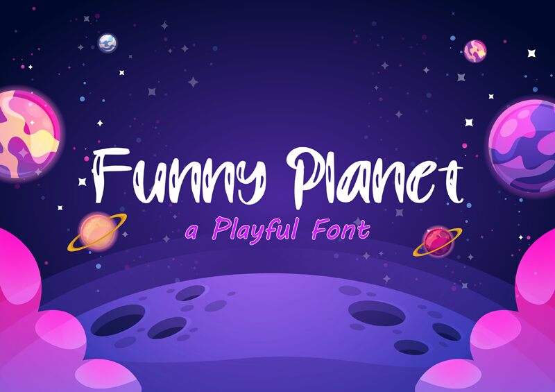 Funny Planet Czcionka
