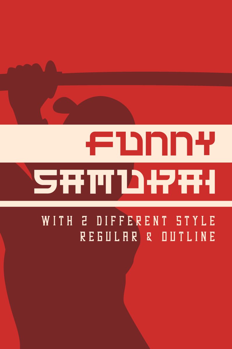 Funny Samurai Шрифт