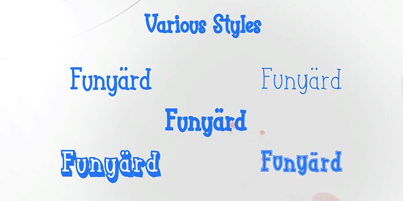 Funyard Carattere