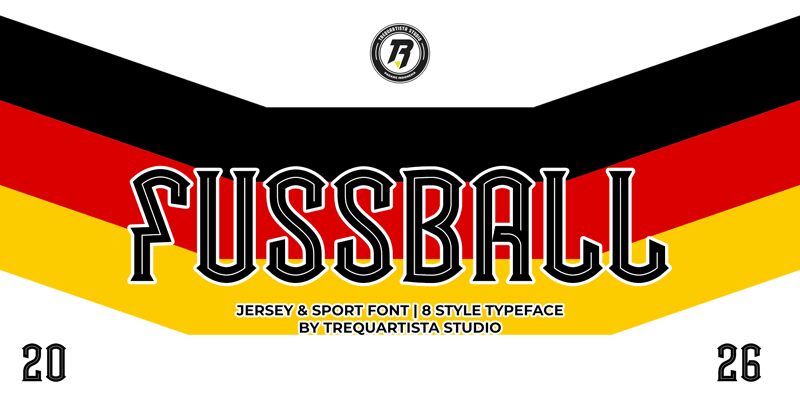 Fussball Personal Use — Font presentation