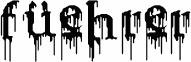 Preview of the fuehrer font