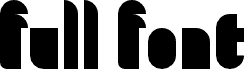 full font Regular