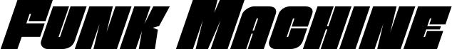 Funk Machine Super-Italic