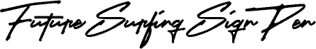 معاينة خط Future Surfing Sign Pen (Personal Use)