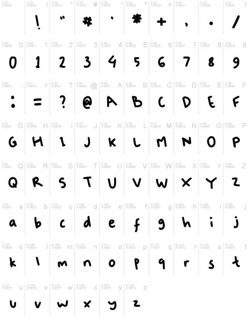 Fuffy Regular Font Fonts2u fuffy-regular-font-fonts2u