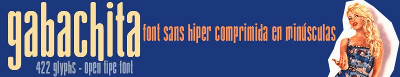 gAbAcHiTA FFP Czcionka