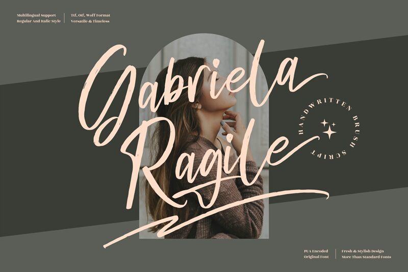 Gabriela Ragile Schriftart