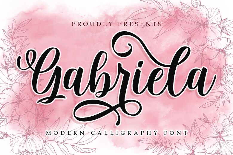 Gabriela Schriftart