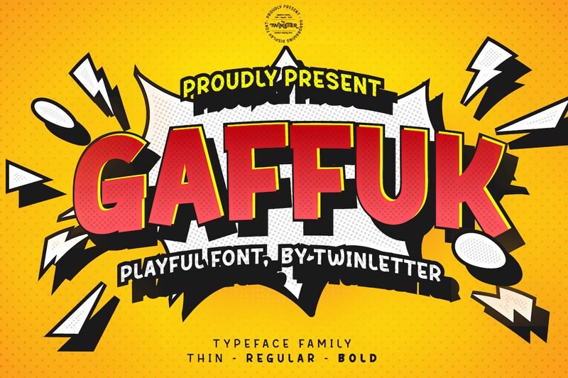 Gaffuk Schriftart