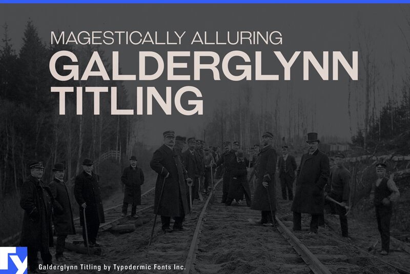 Galderglynn Titling Czcionka