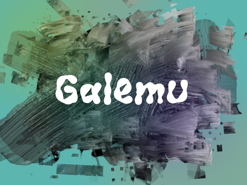 g Galemu Schriftart