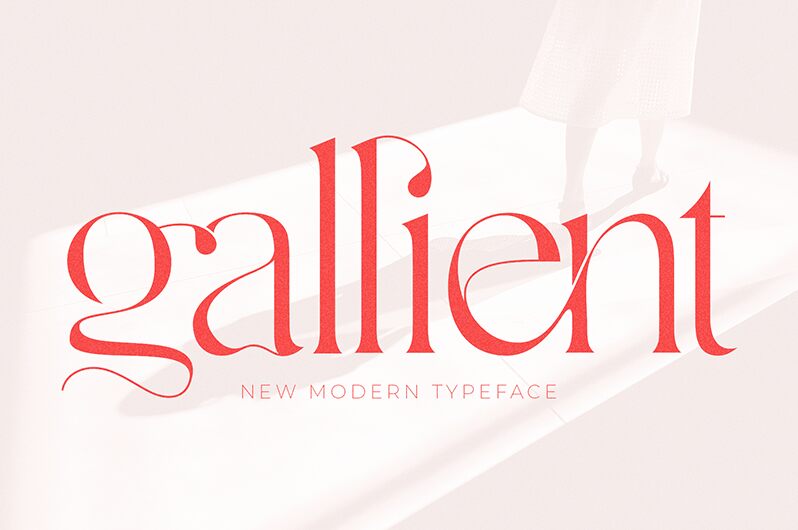 Gallient Schriftart