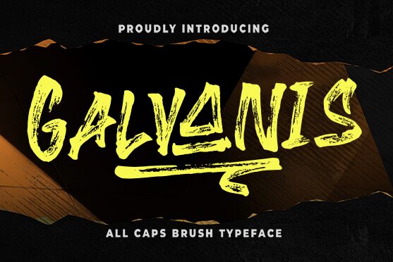 Galvanis Schriftart