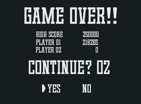 Game Continue 02 Font 