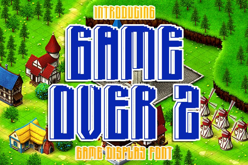 Game Over 2 Czcionka