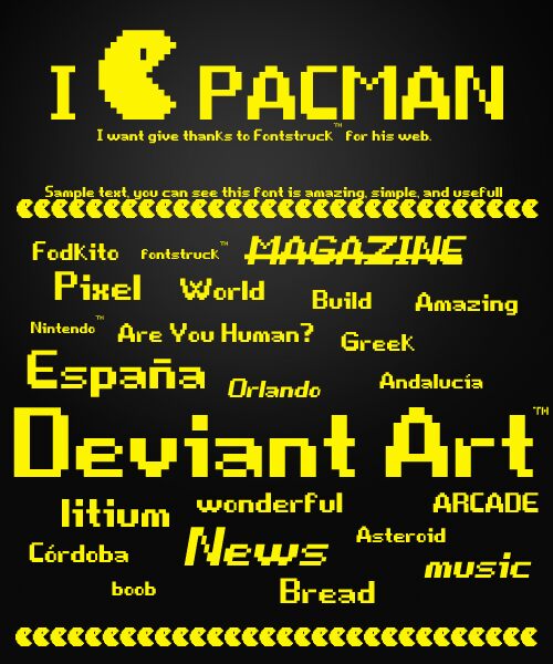 Game Over Schriftart