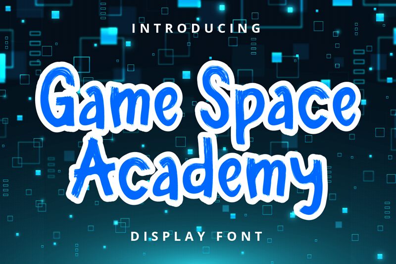 Game Space Academy Schriftart
